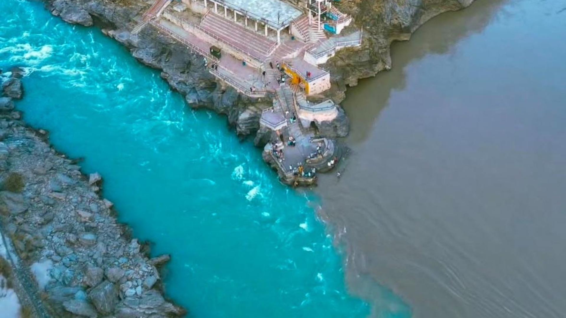 Steps leading to Devprayag Sangam