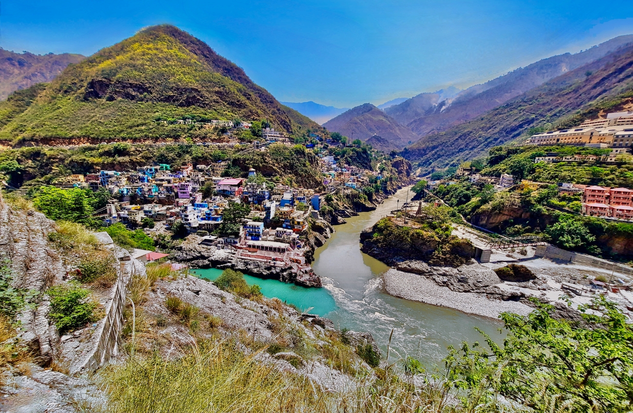 Devprayag Sangam confluence awakening spirits in Himalayan trek