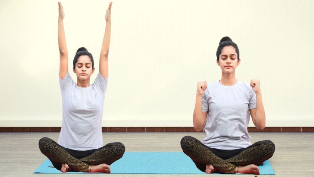 Bhastrika bellows breath pranayama for full body fat burning